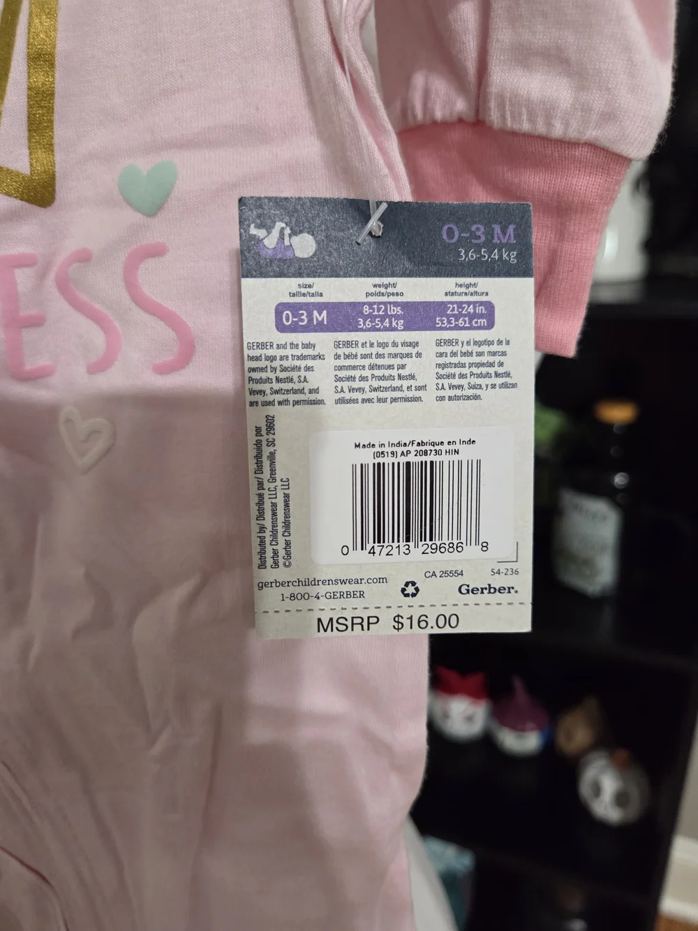 Gerber soft pink
